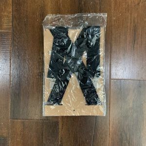 Men’s black suspenders